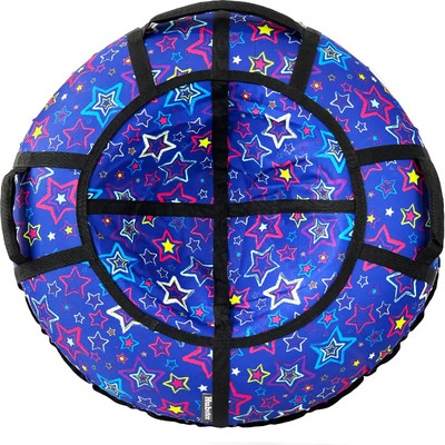 Тюбинг-ватрушка Hubster Люкс Pro S Звезды 90см / во6636-1 (синий)