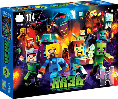 Пазл Puzzle Time Пиксельный мир / 10372347 (104эл)