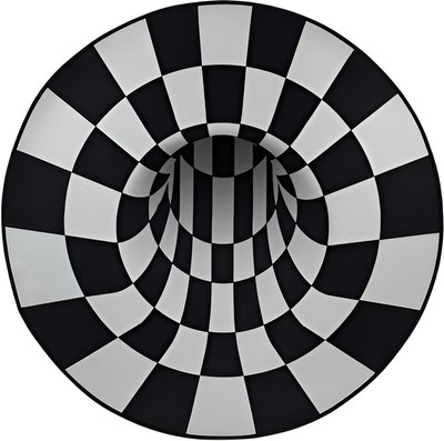 Коврик грязезащитный VORTEX Velur D 80см Воронка 3D / 24400