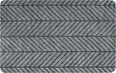 Коврик грязезащитный Рыжий кот Придверный DM1 / 108729 (серый)