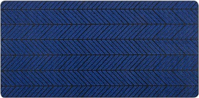 Коврик грязезащитный Рыжий кот Придверный DM11 / 108732 (синий)