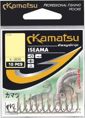 Набор крючков рыболовных KAMATSU Iseama Gold / 510600111 (10шт)
