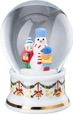 Снежный шар Hutschenreuther Christmas Lights. Снеговик / 02372-727059-27560