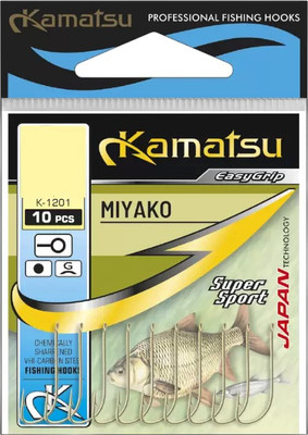 Набор крючков рыболовных KAMATSU Miyako Gold / 513200106 (10шт)