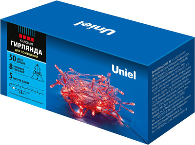 Светодиодная гирлянда Uniel ULD-S0500-050/DTA / UL-00008665 (красный)