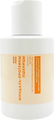 Шампунь для волос Meela Meelo Миндаль протеины пшеницы Бессульфатный (100мл)