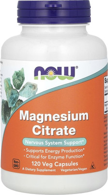Минерал NOW Magnesium Citrate (120капсул)