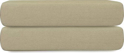 Простыня Tkano Essential TK24-FS0039 на резинке (бежевый/серый)