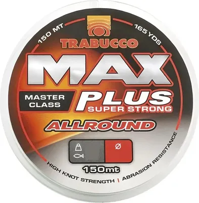 Леска монофильная Trabucco Max Plus Allround 150м 0.25мм / 057-00-250