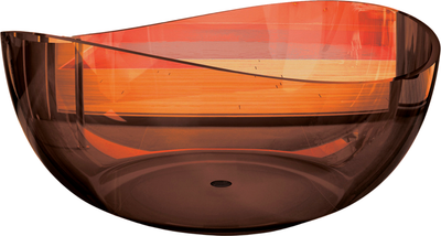 Ванна из полиэфирной смолы Abber Kristall AT9705 Opal  (коричневый)