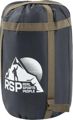 Чехол для спального мешка RSP Outdoor Bag L компрессионный / B-BAG-L-BLABR (черный/коричневый)