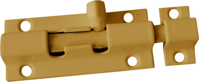 Шпингалет торцевой Trodos ZY-710C без пружины L70 (сатиновое золото матовый)