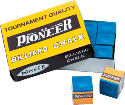 Мел для бильярда Pioneer Billards 45.000.12.4 (12шт, синий)