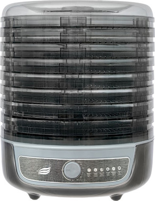 Сушилка для овощей и фруктов Великие Реки Волга-10 3в1 (черный/серебристый)