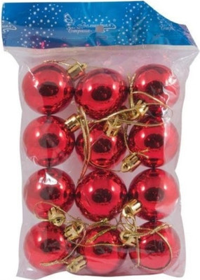 Набор шаров новогодних Волшебная страна SYCB17-647 / 03418 (12шт)