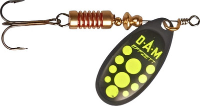 Блесна DAM FZ Standard Spinner / 5131001 (черный/желтый)