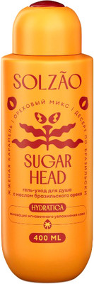 Гель для душа Solzao Sugar Head С маслом бразильского ореха (400мл)
