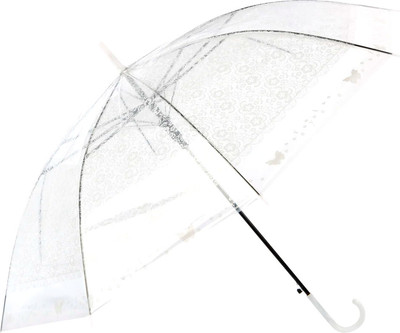 Зонт-трость Рыжий кот Basic / 107776 (белый)