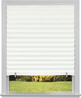 Штора-плиссе Рыжий кот Skandi самоклеящаяся 60x160 / 105043 (белый)