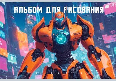 Альбом для рисования Listoff Трансформер / АЛ302596