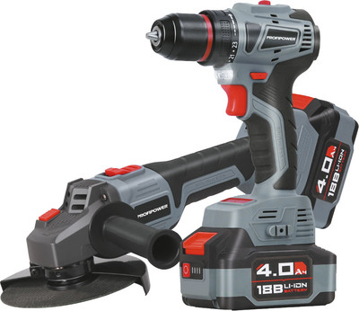 Набор электроинструмента Profipower MKBL-18B / E0220 (с УШМ MKDGA-18V)