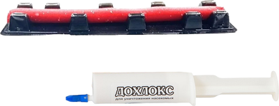 Набор средств для защиты от насекомых Дохлокс Гель д/уничтожения тараканов и Отравная Колбаска Охотничья Фипро