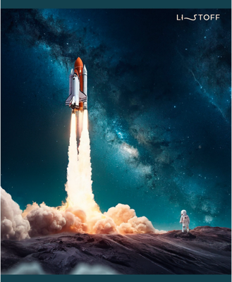 Тетрадь Listoff Космическая одиссея / ТК489101 (48л)