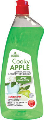 Средство для мытья посуды Prosept Гель Cooky Apple с ароматом яблока концентрат (1л)