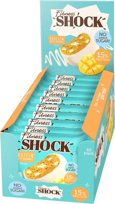 Набор протеинового печенья FitnesShock Брауни Манго (10x50г)
