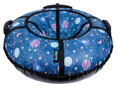 Тюбинг-ватрушка Hubster Люкс Pro S Сатурн 110см / во9124-4 (синий)