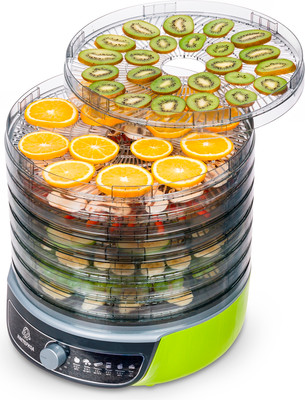 Сушилка для овощей и фруктов Мастерица EFD-1001VM (оливковый/серый)