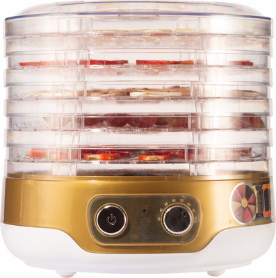 Сушилка для овощей и фруктов Мастерица EFD-3051 (белый/золото)