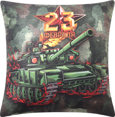 Подушка декоративная Этель Танк / 10805393 (40x40, велюр)