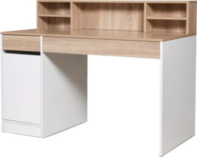 Письменный стол Мебель-Класс Сити-2 (белый/дуб сонома)