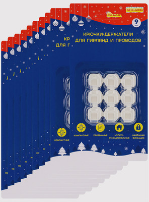 Набор креплений для гирлянды Miland НУ-2262 (90шт)