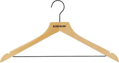 Деревянная вешалка-плечики Attribute Contrast AHK002