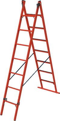 Лестница-стремянка Letra Диэлектрическая ССД-У 2х7 / ЛЕ62789