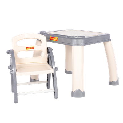 Комплект мебели с детским столом Полесье Набор дошкольника №2 / 11514 (серый/бежевый)