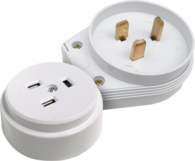 Комплект силовой INhome РШ/ВШ 9123 / 4690612010205 (белый)