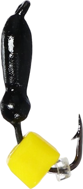 Мормышка Yugana Муравей с кубом / 10104558 (черный/сырный)