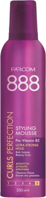 Мусс для укладки волос Farcom Curls Perfection с Провитамином B5 (250мл)