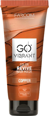 Тонирующая маска для волос Farcom Professional Go Vibrant (200мл, медный)