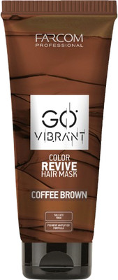 Тонирующая маска для волос Farcom Professional Go Vibrant (200мл, кофейный коричневый)