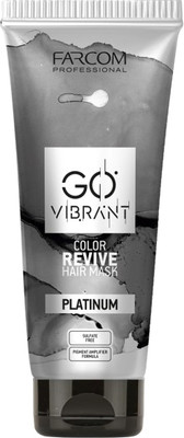 Тонирующая маска для волос Farcom Professional Go Vibrant (200мл, платиновый)