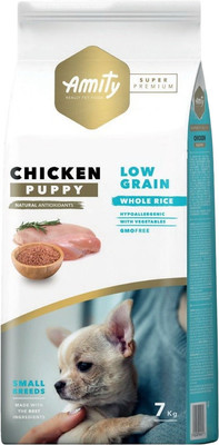 Сухой корм для собак Amity Super Premium для щенков с курицей (7кг)