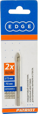 Сверло PATRIOT По керамике 5х70мм / 815010062