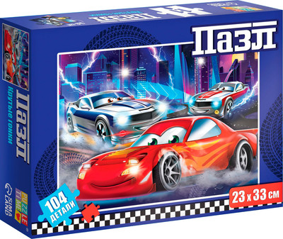 Пазл Puzzle Time Крутые гонки / 10126997 (104эл)