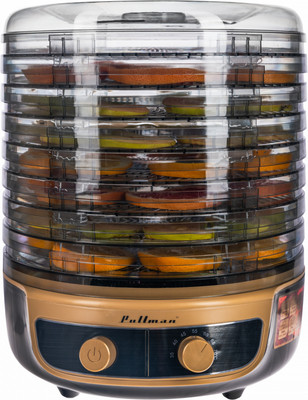 Сушилка для овощей и фруктов Pullman PL-2280 3в1 (черный/золото)