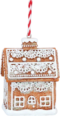 Елочная игрушка Gisela Graham Ski Lodge. Пряничный домик / 10489