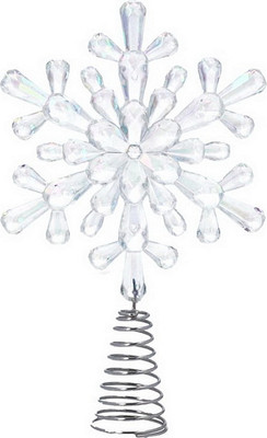 Верхушка для елки Gisela Graham Pink Candyland. Снежинка / 34809